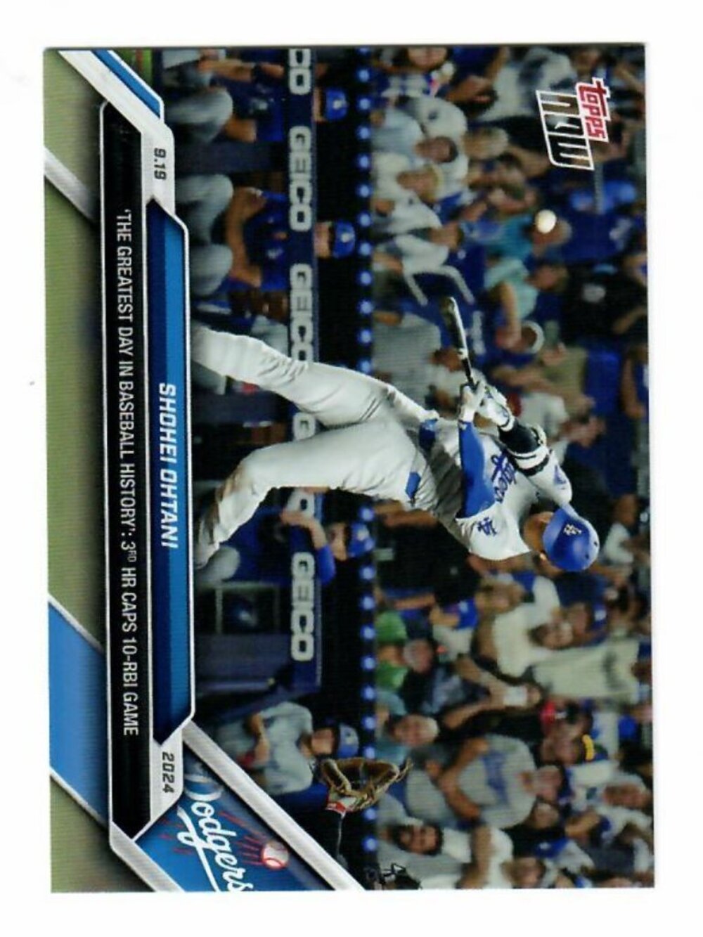 Shohei Otani MLB 2024 Topps Now Card #723 Greatest Day In Baseball History